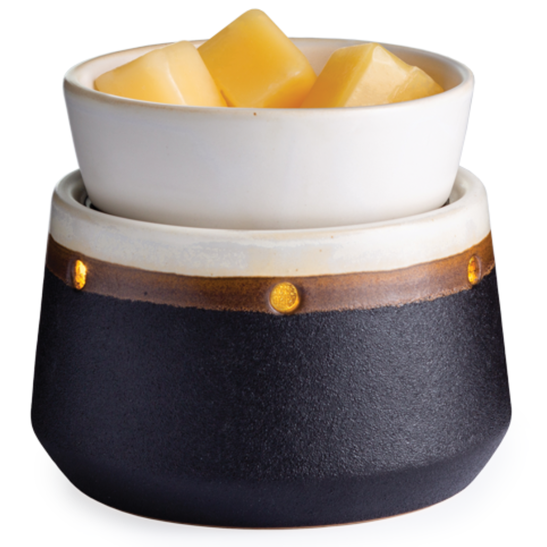 Candle & Tart Wax Warmer Combo, Flameless Candle