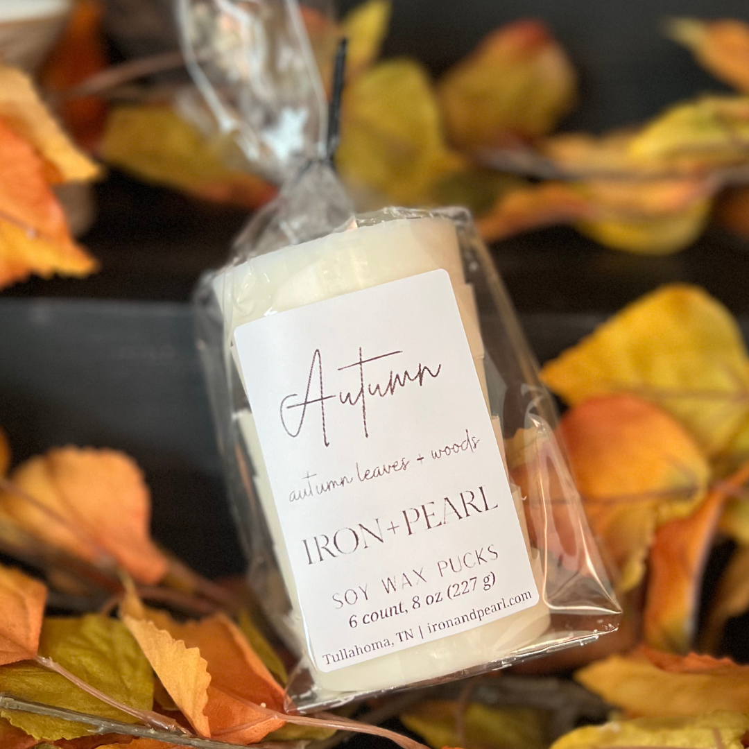 Autumn Soy Wax Pucks | Autumn Leaves | Wax Tarts for Warmer